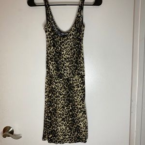Cheetah print with skulls dress